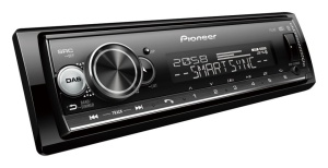 Radio MP3 auto Pioneer MVH-S520DAB, 1DIN, Bluetooth, DAB/DAB+, Spotify, 4x50W, USB, compatibil cu dispozitive Apple/Android, iluminare Multicolor