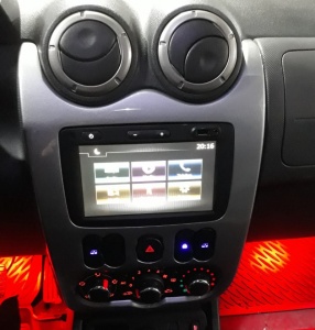 RAMA ADAPTOARE DEDICATA DACIA LOGAN / DUSTER / SANDERO PENTRU RADIO SAU NAVIGATIE DE FABRICA OEM SAU ANDROID - Img 5