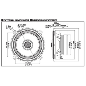 S2-S50 DIFUZOARE COAXIALE ALPINE DE 13CM, 55W RMS - Img 5