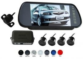 Senzori parcare cu camera video si display LCD de 7 in oglinda S608