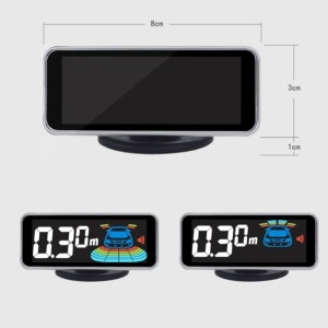 Senzori parcare fata spate cu temporizare cu 6 senzori si display LCD S3068-6