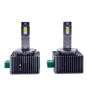 Set de 2 Becuri Faruri Conversie Hid-Led, Steelmate LED D3S Led, Plug & Play, 6000k, Miez Cupru, Radiator Aluminiu Silentios, Calitate Premium LED D3S - Img 2