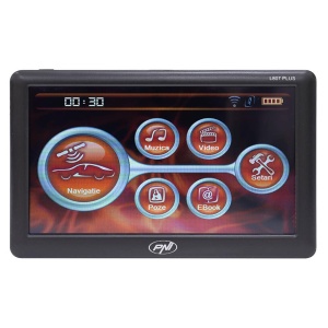 Sistem de navigatie portabil GPS PNI L807 PLUS 8GB Diagonala 7" Harti Incluse pentru Camioane si Autoturisme Rulote Autocare