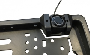 Sistem de parcare 2 in 1 pe suport de numar cu camera de marsarier si 2 senzori de parcare incorporati CS425