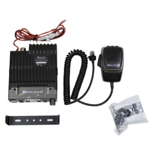 Stație radio CB Midland M-30, 12/24V, 4W, ASQ RF Gain, RB, SWR metru - Img 5