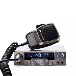 Stație radio CB Midland M20, 4W, 40 canale AM/FM, Squelch digital