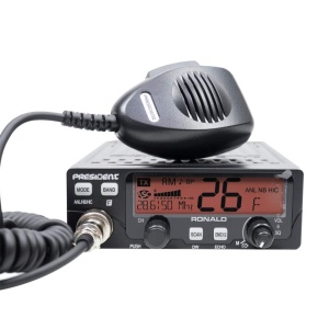 Statie Radio PRESIDENT Ronald 10/12m, AM-FM, 12V, Scan, RF Gain, NB, ANL, Hi-Cut - Img 5