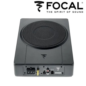 Subwoofer Auto Activ FOCAL ISUB ACTIVE Model Underseat (sub scaun) 8'' 20 cm 130W RMS Putere Maxima 260W Telecomanda Inclusa