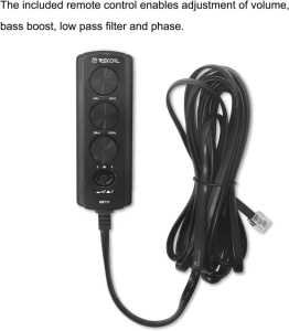Subwoofer Auto Activ RECOIL RST11 Pentru Roată De Rezervă 11 inchi (280 mm) Putere 200W RMS 1000W Peak