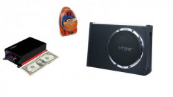 SUBWOOFER AUTO PASIV Vibe BlackAir Slim BassT12S-V6 putere max 900 W  RMS : 300 W incinta ultra compacta