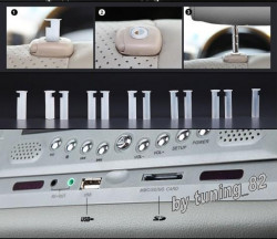 TETIERE CU DVD PNI-HD700A-G GRI LCD 7'' FERMOAR ANTIFURT USB SD PLAYER FUNCTIE JOCURI JOYSTICK WIRELES INCLUS MONTAJ PROFESIONAL IN TOATA TARA !