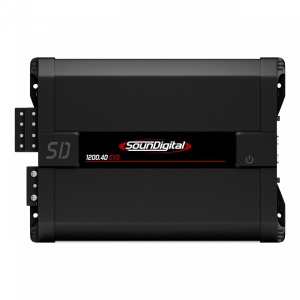 Amplificator SOUNDIGITAL 1200.4D EVO – 2Ω  Putere RMS	 215w x 4ch @ 2Ω