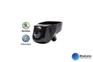 BLUELENS CUSTOM DUAL VOLKSWAGEN/SKODA CAMERA VIDEO AUTO FATA-SPATE DESTINATA MASINILOR CU SENZORI DE PLOAIE 