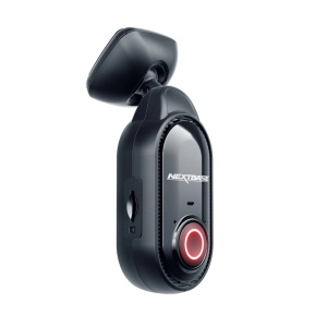 Camera auto DVR inteligenta Nexbase Piqo 1K, rezolutie 1K (1080p), Conectivitate Wi-Fi si Bluetooth, incarcator USB-C cu adaptor pentru bricheta masinii.