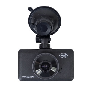 Camera auto DVR PNI Voyager S1700 4K UHD, ecran 3 inch, inregistrare ciclica, monitorizare parcare, detectie miscare, alimentare 12V/24V
