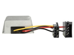 Convertor de tensiune 24V la 12V, convertor descendent 10A pentru instalare player auto pe camion, autocar, utilaj, barcă  (24 V -> 12 V) ACV 30.3520-06-0