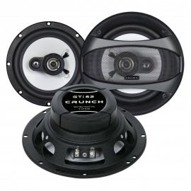 Difuzoare auto coaxiale CRUNCH GTi-62 diametru difuzor: 16.5 cm putere RMS: 90 W putere maxima: 180 W