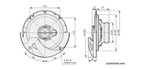Difuzoare auto Pioneer TS-R1750S, 17 cm, 3 cai, 250 W - Img 2
