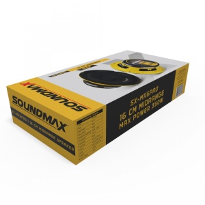 Difuzoare auto Soundmax SX-MX6PRO, midrange, 165 mm, 4 Ohm, 120W RMS