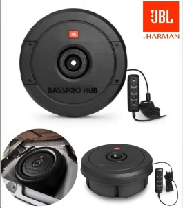 JBL BASSPRO HUB SUBWOOFER AMPLIFICAT DE 11″ (27.9CM), 200W RMS INSTALARE  LA ROATA DE REZERVA