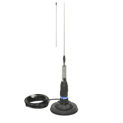 Kit Statie radio CB Midland M Zero Plus + Antena Midland ML145 cu magnet