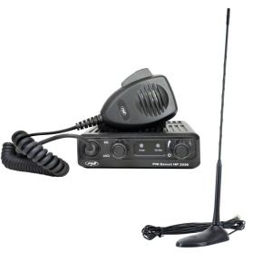 Kit Statie radio CB PNI Escort HP 2020 un singur canal 22 cu antena CB PNI Extra 45 cu magnet