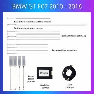Lumini Ambientale BMW Seria 5 2010-2016 dedicat set difuzoare control telefon sau sistem original AMB-BM-F07