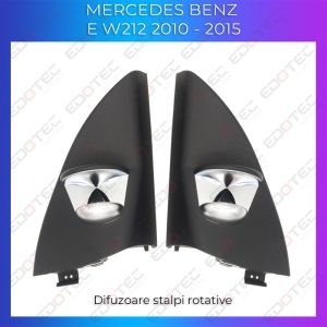 Lumini Ambientale dedicate difuzoare stalpi rotative Mercedes E W212 CLS W218 sistemul original sau telefon AMB-ME-W212-02