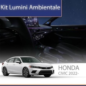 Lumini ambientale dedicate Honda Civic 2022 set complet control telefon sau sistem original