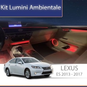 Lumini ambientale dedicate Lexus ES 2013-2017 set complet control telefon sau sistem original