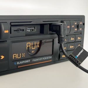 Mp3 Player auto 1Din Radio Epoca Retro Vintage cu Bluetooth Blaupunkt Frankfurt RCM 82 DAB