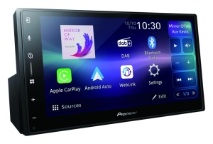 Navigatie 2DIN Pioneer SPH-DA77DAB SISTEM MULTIMEDIA CU ECRAN DE 6.8″, USB PLAYER, CARKIT BLUETOOTH, CARPLAY SI ANDROID AUTO, CONTROL SMARTPHONE WIRELES