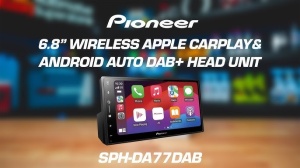 Navigatie 2DIN Pioneer SPH-DA77DAB SISTEM MULTIMEDIA CU ECRAN DE 6.8″, USB PLAYER, CARKIT BLUETOOTH, CARPLAY SI ANDROID AUTO, CONTROL SMARTPHONE WIRELES