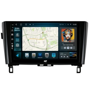 Navigatie 2K Nissan Qashqai / X-Trail (2013+), 4GB RAM, Android, Octacore, Slot Sim 4G, DSP, GPS, Wi-FI, Carplay, Android Auto, USB, Bluetooth, Waze, Touchscreen, 10.36 Inch - Img 2