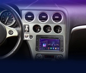 Navigatie Alfa Romeo 159, Brera, Spider, Android 12, 2GB RAM 32GB, google maps, youtube, wifi, waze, bluetooth