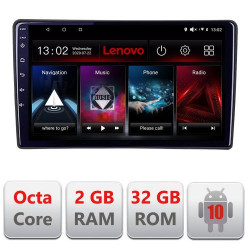 NAVIGATIE ANDROID 10 DEDICATA FIAT TIPO 2015- ECRAN CAPACITIV OCTACORE 2GB RAM 32 GB ROM DVR CARKIT BLUETOOTH MIRROR LINK MODEL LENOVO KIT-TIPO+EDT-E509