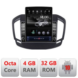 NAVIGAȚIE ANDROID 10 DEDICATA OPEL INSIGNIA B 2014-2017 ECRAN CAPACITIV TIP TESLA 9,7" PROCESOR OCTACORE 4GB RAM 32GB MEMORIE INTERNA DVR CARKIT BLUETOOTH MIRROR LINK MODEL TESLA KIT-338+EDT-E709