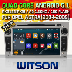 NAVIGATIE ANDROID 5.1 DEDICATA OPEL ASTRA H WITSON W2-F9828L ECRAN CAPACITIV INTERNET 3G WIFI PROCESOR CORTEX A9 QUAD-CORE 16GB 1,6 GHZ DDR 3 CARKIT MIRROR LINK WAZE