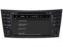 NAVIGATIE ANDROID 9.0 DEDICATA MERCEDES-BENZ E CLASS W211 CLS W219 ECRAN IPS 7'' 32GB 2GB RAM INTERNET 3G WIFI QUAD-CORE GPS WAZE DVR CARKIT BLUETOOTH MIRROR LINK MODEL PREMIUM EDOTEC EDT-G090