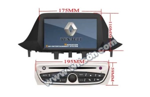 NAVIGATIE ANDROID DEDICATA RENAULT MEGANE 3 FLUENCE WITSON W2-RVT5515S PROCESOR PX5 OCTA CORE 64GB 4G RAM ECRAN IPS DSP INTERNET 4G WIFI CARKIT BLUETOOTH USB DVD AUTO RADIO GPS WAZE