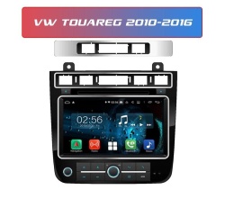 NAVIGATIE ANDROID OEM LOOK DEDICATA VW TOUAREG 7P 2010-2018 OCTACORE 4+64GB ECRAN IPS 8 INCH INTERNET 4G WIFI CARKIT BLUETOOTH USB DVD AUTO RADIO GPS WAZE