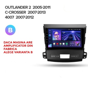 Navigatie Auto MOSS M2 Peugeot 4007 2007-2012 4+32GB 9" IPS Octa-core 1.6Ghz, Android 4G Bluetooth 5.1 DSP - Img 5