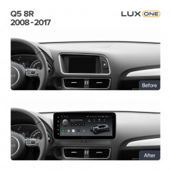 NAVIGATIE AUTO TEYES LUX ONE AUDI Q5 8R 2008-2017 6+128G 12.3” IPS OCTA-CORE 2.0 GHZ ANDROID 4G DSP BLUETOOTH 5.1