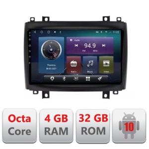 NAVIGAȚIE CARPAD ANDROID 10 DEDICATĂ CADILLAC CTS 2003-2007 ECRAN 9" CAPACITIV INTERNET 3G WIFI PROCESOR OCTA-CORE 4G RAM 32GB 1,6 GHZ DVR CARKIT BLUETOOTH MIRROR LINK MODEL KIT-CTS+EDT-E410