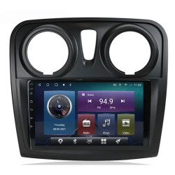 NAVIGAȚIE CARPAD ANDROID 10 DEDICATĂ DACIA LOGAN/SANDERO 2012-2020 ECRAN 9" CAPACITIV INTERNET 3G WIFI PROCESOR OCTA-CORE 4G RAM 32GB 1,6 GHZ DVR CARKIT BLUETOOTH MIRROR LINK MODEL KIT-sandero+EDT-E409