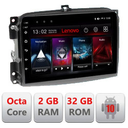 NAVIGATIE CARPAD ANDROID 10 DEDICATA FIAT 500L 2012- 2017 ECRAN CAPACITIV OCTACORE 2GB RAM 32 GB ROM DVR CARKIT BLUETOOTH MIRROR LINK MODEL LENOVO KIT-500L+EDT-E10