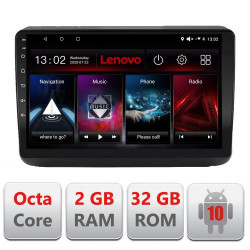 NAVIGATIE CARPAD ANDROID 10 DEDICATA JEEP GRAND CHEROKEE 2014-2019 ECRAN CAPACITIV OCTACORE 2GB RAM 32 GB ROM DVR CARKIT BLUETOOTH MIRROR LINK MODEL LENOVO KIT-JGG+EDT-E509