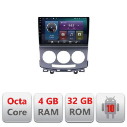NAVIGATIE CARPAD ANDROID 10 DEDICATA MAZDA 5 2005-2010 ECRAN 9" CAPACITIV INTERNET 3G WIFI PROCESOR CORTEX A9 OCTA CORE 4G RAM 32GB 1,6 GHZ DVR CARKIT BLUETOOTH MIRROR LINK MODEL KIT-MZ22+EDT-E409