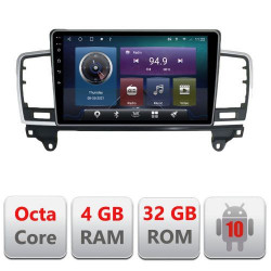 NAVIGATIE CARPAD ANDROID 10 DEDICATA MERCEDES ML GL W166 2012-2015 ECRAN 9" CAPACITIV INTERNET 3G WIFI PROCESOR CORTEX A9 OCTA CORE 4G RAM 32GB 1,6 GHZ DVR CARKIT BLUETOOTH MIRROR LINK MODEL KIT-w166+EDT-E409