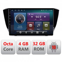 NAVIGATIE CARPAD ANDROID 10 DEDICATA SKODA SUPERB 3 ECRAN 9" CAPACITIV INTERNET 3G WIFI PROCESOR OCTA CORE 4G RAM 32GB 1,6 GHZ DVR CARKIT BLUETOOTH MIRROR LINK MODEL KIT-932+EDT-E410